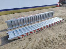 Image of Aluminium Trailer Ramps - 1900mm x 310mm x 82mm