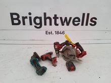 Image of Selection of Handheld Milwalkee Power Tools