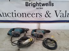 Image of Makita 2x HR3210C Hammer Drills