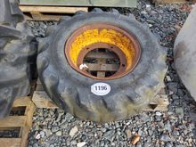 Image of Single Front JCB 3CX Wheel & Tyre; 12.0/12.5/18