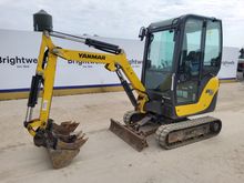 Image of Yanmar SV18 Cabbed Mini Excavator
