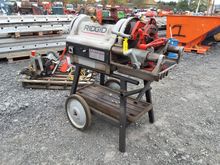 Image of Threading Machine With Pallet Of Spares