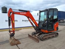 Image of Kubota KX027-4 Cabbed Mini Excavator