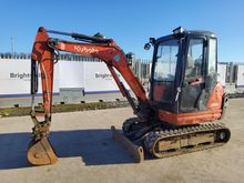 Image of Kubota KX61-3 Cabbed Mini Excavator