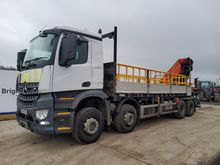 Image of MERCEDES-BENZ AROCS 8x4 Dropside Crane Lorry