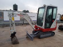 Image of Takeuchi TB216 Cabbed Mini Excavator