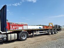 Image of Van Hool Tri Axle Flatbed Arctic Trailer