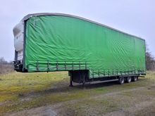 Image of S Cartwright & Sons CDA-39A Double Decker Curtain Sided Tri Axle Artic Trailer