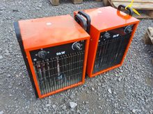 Image of 2x 9KW Electric Heaters 380v