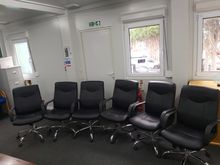 Image of 6x Leatherette Boardroom Chairs