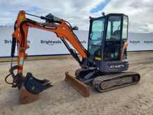 Image of Doosan DX27Z Cabbed Mini Excavator