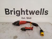 Image of Milwaukee Agv21-230 110V Heavy Duty Angle Grinder and Milwaukee Hd18Ag115- Cordless Angle Grinder