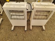 Image of 2x Ningbo Vertak JD02001 Red Rad Heaters 110V