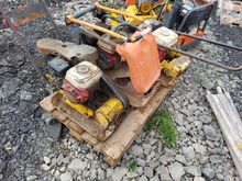 Image of Pallet Of Spares Or Repairs Compaction Plates With Honda Engines