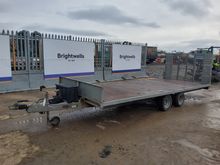 Image of Bateson Twin Axle Beavertail Flatbed Trailer