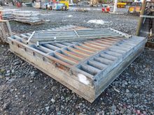 Image of 3m x 2.6m Galvanised Calttle Grid c/w Side Rails