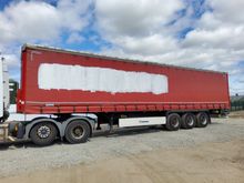 Image of Krone SD Tri Axle Curtainside Artic Trailer