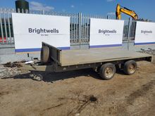 Image of Ifor Williams DP120G-12 Twin Axle Flatbed Trailer