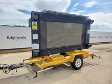 Image of American Signal 42100 Trailed Single Axle Variable Message Sign