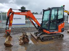 Image of Kubota KX027-4 Cabbed Mini Excavator