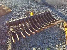 Image of 1570mm Rake Attachment Bucket - 50mm Pins | 160mm Ears | 300mm Centres