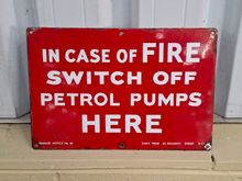 Image of In Case of Fire Sign