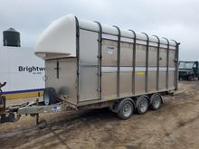 Image of Ifor Williams DP120 14ft Tri Axle Livestock Trailer