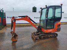 Image of Kubota KX016-4 Cabbed Mini Excavator