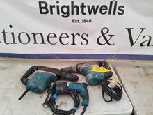 Image of 2x Makita Hammer Drills & 1x Makita Drill