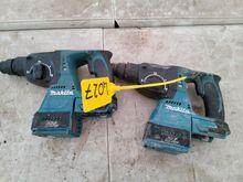 Image of 2x Makita DHR242 Rotary Hammer Drill