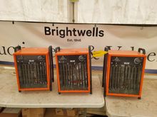 Image of 3x Inelco 88849450 Dania SH 9kW Electric Heaters 9KW, 380V