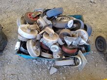 Image of Box of Assorted Castor Wheels