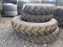 Image of 2x Sets of Row Crop Wheels & Tyres