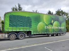 Image of Cartwright Tri Axle Curtainsided Artic Trailer