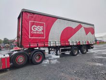 Image of Montracon Twin Axle Short Curtain Side Artic Trailer