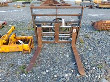 Image of Strimech Hydraulic Adjustable Forks on JCB Brackets