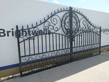 Image of 14ft Pair Of Metal Gates -  European Design