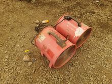 Image of 2x Elite 300 Portable Ventilators, Easy Heat 165 Electric Heater