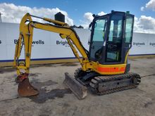Image of Komatsu PC26MR-3 Cabbed Mini Excavator
