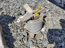 Image of 1x Coil Galvanised Large Winch Rope Eyelet One End