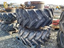 Image of Dual Tractor Wheels & Tyres 540/65 R28
