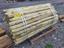 Image of 100 X 5FT6" 3" TAN LARCH STAKE