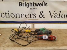 Image of 2x Hitachi Corded Angle Grinders