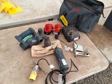 Image of Bosch Sander and GG27 + 2x 18V Batteries and Charger