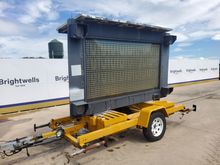 Image of American Signal 4280 Trailed Single Axle Variable Message Sign