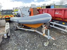 Image of Sea Rider 5m Inflatable Rib with Trailer and 90hp Outboard Engine