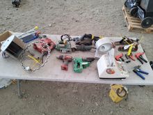 Image of Avery Scales Light, Metal Steering Wheel & Various Types/Makes Of Handheld Tools
