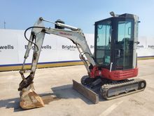 Image of Takeuchi TB23R Cabbed Mini Excavator