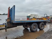 Image of Tandem Axle Flat Bed Tipping Trailer