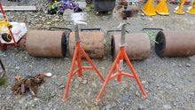 Image of 2x Rigid RJ-99 Roller Head High Pipe Stands